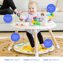 Move2Play exersaucer transition stage highlights growth with baby
