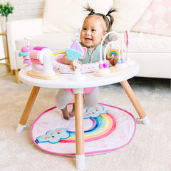 Move2Play Rainbow tummy time mat promotes early motor skills exploration.