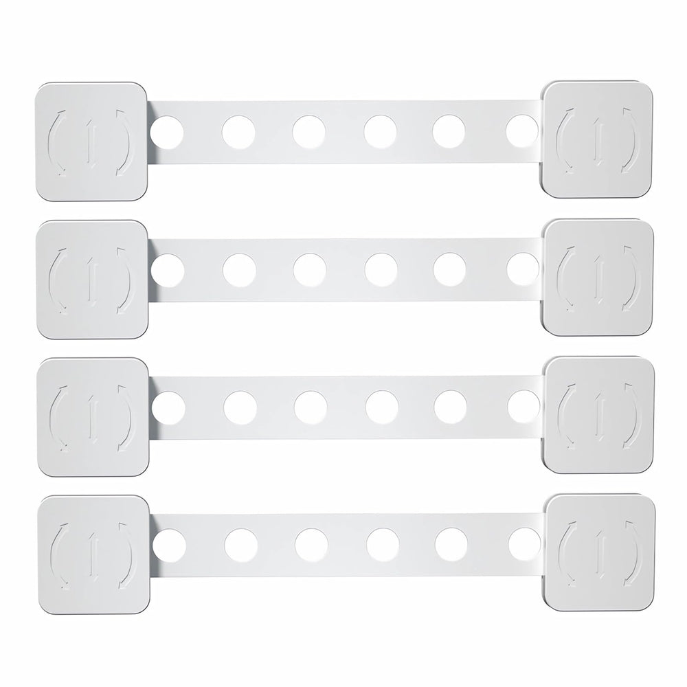 MOYONTE upgraded cabinet locks 4-pack for safer cabinets and drawers
