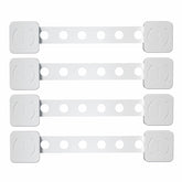 MOYONTE upgraded cabinet locks 4-pack for safer cabinets and drawers