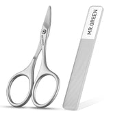 MR.GREEN baby nail scissors close-up showing safety-focused design for delicate nails.