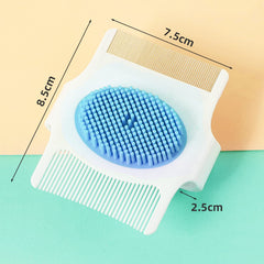 MR LION cradle cap comb with dense teeth for smaller flakes.