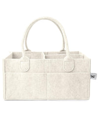 Mr. Pen diaper caddy organizer in beige, keeps diapers neatly organized at a glance