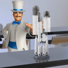 MR.SIGA 15.3-inch bottle brush reaches long narrow-neck bottles with ease