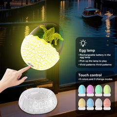 MTDYHY Dinosaur Egg Sleep Mode offers customizable timing and ambience.