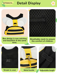 MTOMUYA bee-wing harness attracts kids during park outings
