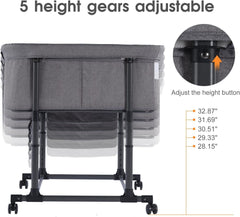 MTWML Twin Bassinet adjustable height to match your bed