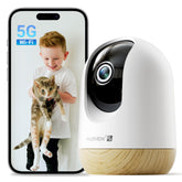 MUBVIEW 5G WiFi indoor camera front angle for quick setup and monitoring