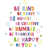 Mudder colorful wall stickers pack brightens classrooms with positive messages.
