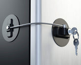 MUIN refrigerator lock front view highlights durable design for safe storage