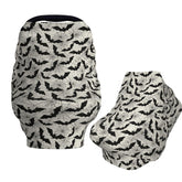 Muishi car seat cover showing 360° coverage for privacy and sun protection.
