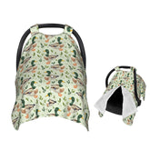 Muishi cute mallard duck car seat cover provides 360-degree privacy and sun protection.