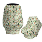 Muishi duck car seat cover provides cute, protective coverage for travel and outings.