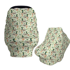 Muishi duck car seat cover provides cute, protective coverage for travel and outings.