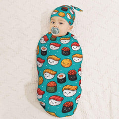 Muishi oval swaddle wrap provides a cocoon like fit for calm naps