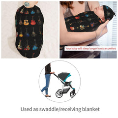 Muishi swaddle blanket edge with smooth, tidy finish