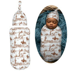 Muishi swaddle blanket back view highlights warmth and fit