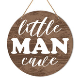 Muktoujaumai wood sign close-up shows durable craftsmanship for nurseries.