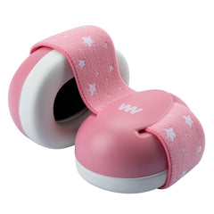Mumba Baby Ear Protection noise-cancelling-headphones-star-pink protect tiny ears during naps.