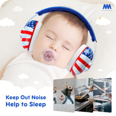 Mumba Baby Earmuffs with lightweight ABS shell for portable wear.