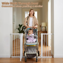 Mumeasy gate stands 30 inches tall for everyday spaces.