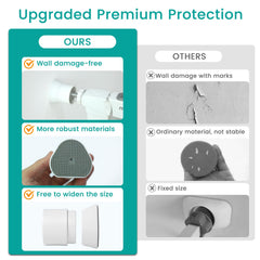 Mumeasy extension piece 1-96-inch enables a tighter gate fit