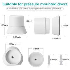 Mumeasy wall cup protector showing secure grip without wall damage