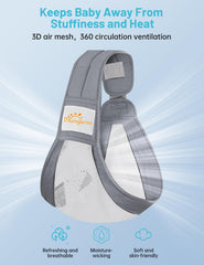 Mumgaroo cotton and 3D mesh close-up highlights breathable fabric.