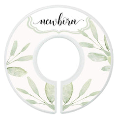 Mumsy Goose closet dividers feature a 1 3/8 inch hole for simple hanging.