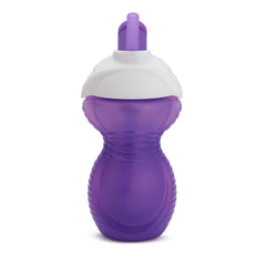 Top rack dishwasher safe feature on blue purple Munchkin cups