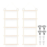 Munzong headband holder on wall for quick access to bows.