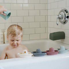 Mushie Bath Rinse Cup textured exterior provides better grip