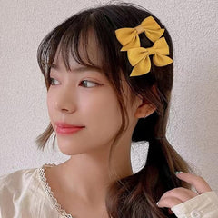 MXXGMYJ soft-material bow clip for baby hair