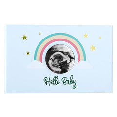 My Baby's Heartbeat Bear ultrasound photo album preserves ultrasound images and pregnancy memories for lasting keepsakes.