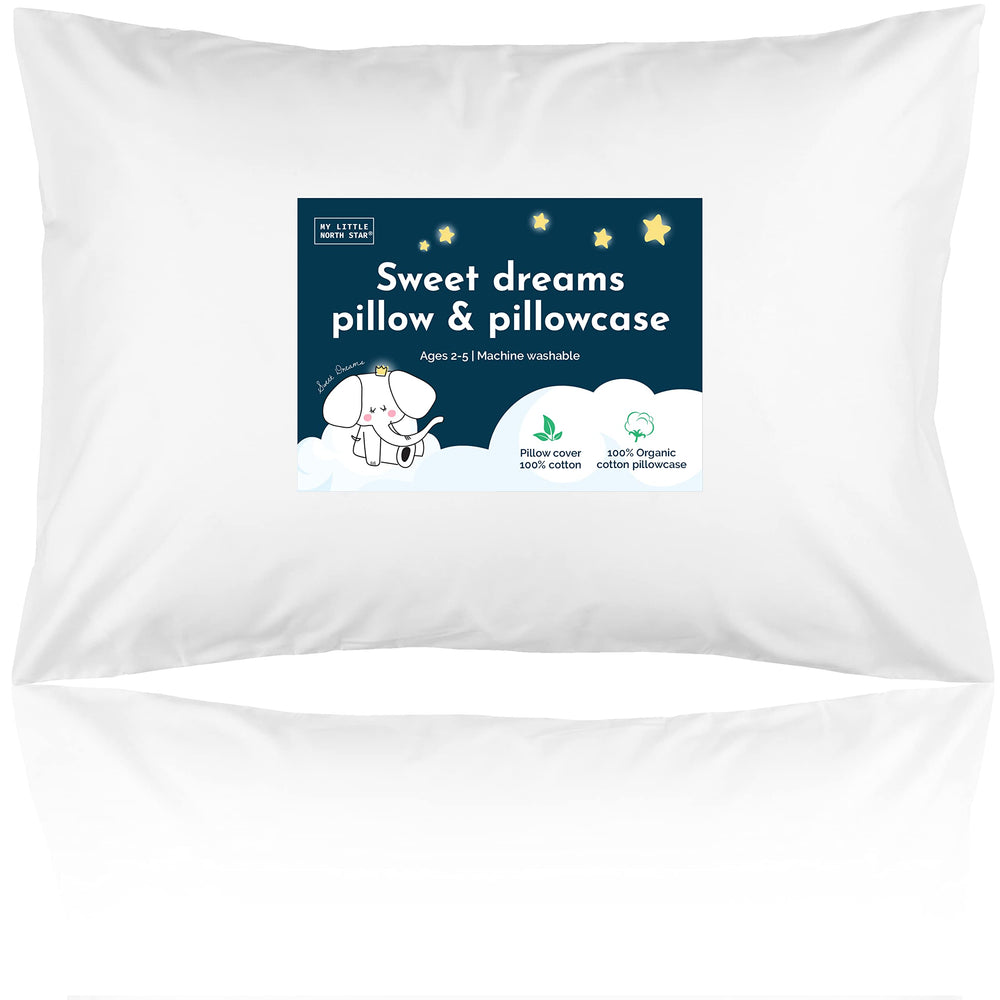 My Little North Star toddler pillow 13x18 with soft cover for nap comfort.