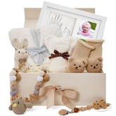 MYLARENTUM handprint and footprint frame kit for newborn keepsakes in a premium gift box