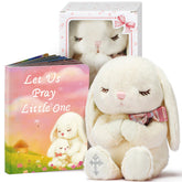MyMateZoe praying bunny plush 7in offers comforting bedtime companionship