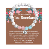 MYOSPARK New Grandma Necklace close-up of pendant and card, highlighting elegant design.
