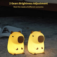 Myratts Capybara Night Light ideal for camping and dorms