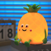 Myratts pineapple night light front view providing cozy bedside glow