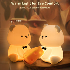 Myratts teddy bear nightlight RGB color options for ambiance