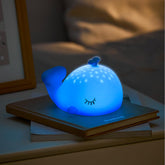 Myratts Whale Night Light glows softly to create a cozy ambience in any room.