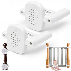 Mystarry banister adapter two pcs enables secure no drill gate mounting.