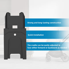 Hands-free pushing with Nuna Swiv compatibility for easier errands.