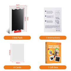 Nabance dog nose print kit enables clean, accurate paw prints.