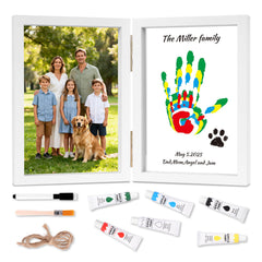 Nabance Family Handprint Kit frame assembled for a lasting keepsake display.