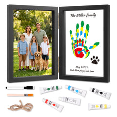 Nabance Family Handprint Kit frame close-up, a cherished family keepsake