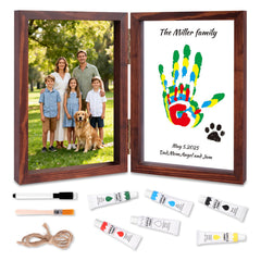 Nabance Family Handprint Kit frame close-up highlights the keepsake potential.