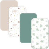 NacoMoco bassinet sheet solid color 35x20 for cozy sleep