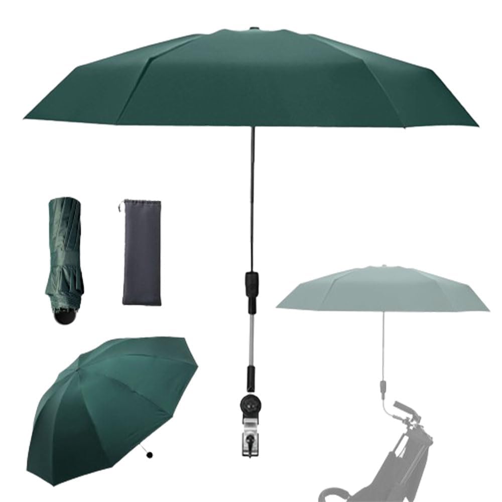 Nakazawa clip-on umbrella sunshade for strollers with versatile sun protection